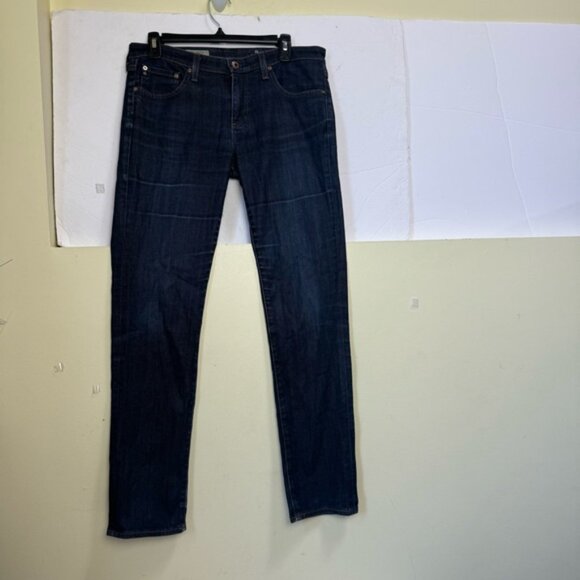AG ADRIANO GOLDSCHMIED The Stevie Slim Straight Jeans Denim Zip Pocket Cotton 30 - Picture 3 of 16